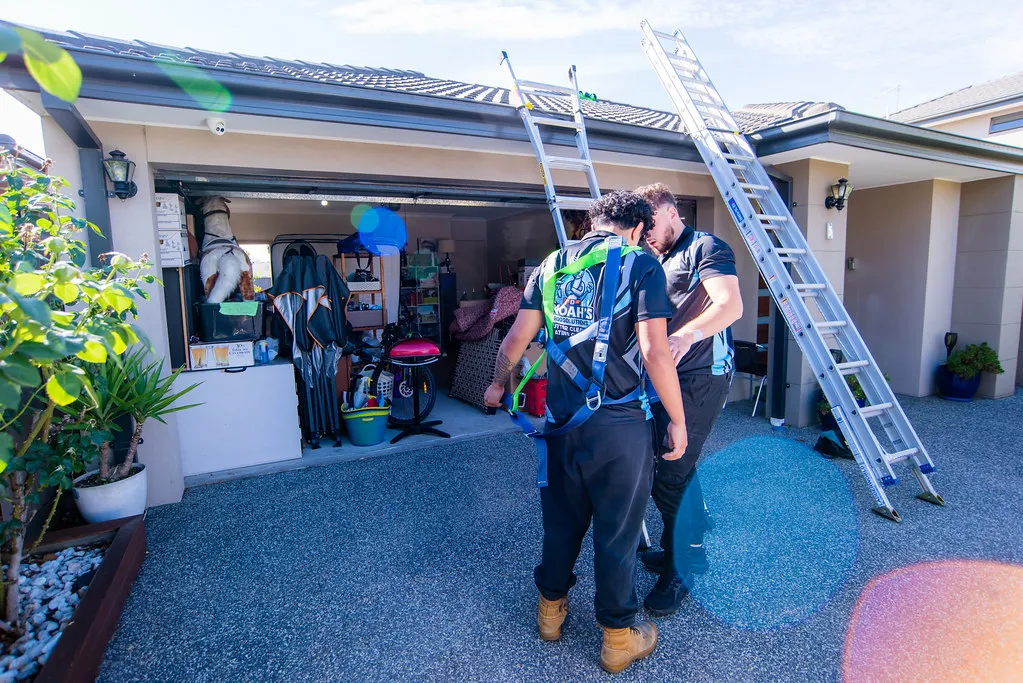 Carrying equipment to work site