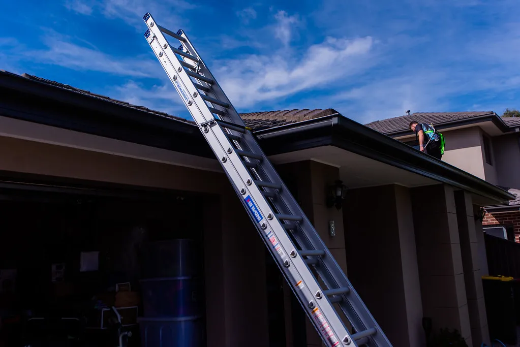 Noah's Roosolutions team in action on a Melbourne roof